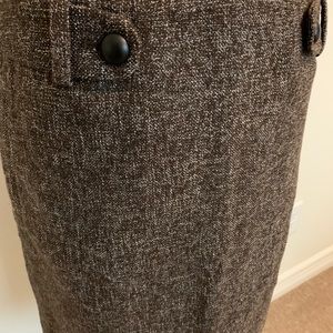 Women’s Brown Tweed Skirt